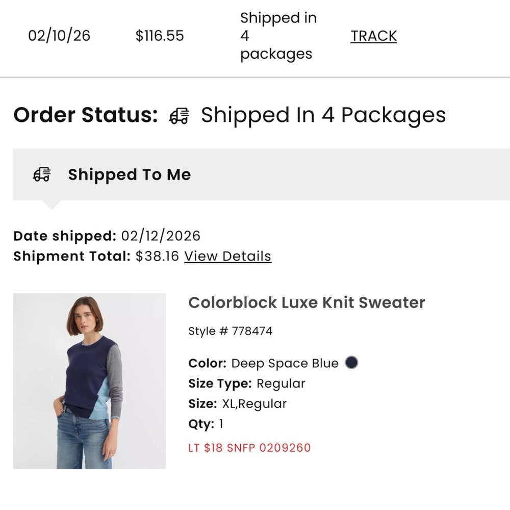 Loft luxe knit sweater